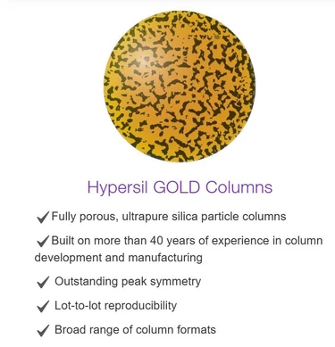 Thermo Scientific Hypersil GOLD PFP HPLC Columns