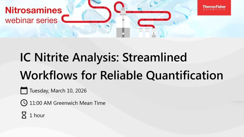 Thermo Fisher Scientific: IC Nitrite Analysis: Streamlined Workflows for Reliable Quantification