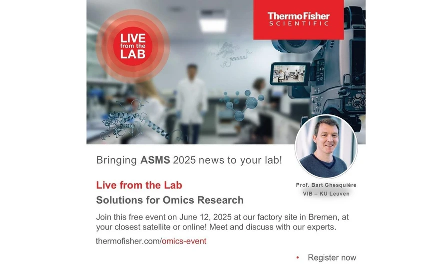 <p><strong>Thermo Fisher Scientific:</strong> Live from the Lab: Solutions for Omics Research - Prof. Bart Ghesquière (VIB-KU Leuven)</p>