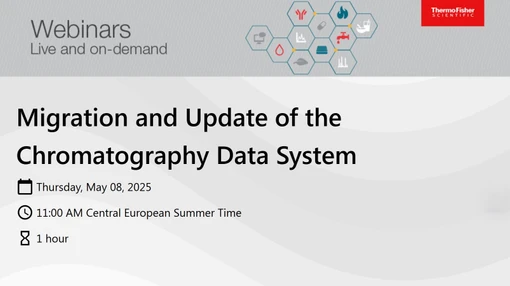 Migration and Update of the Chromatography Data System