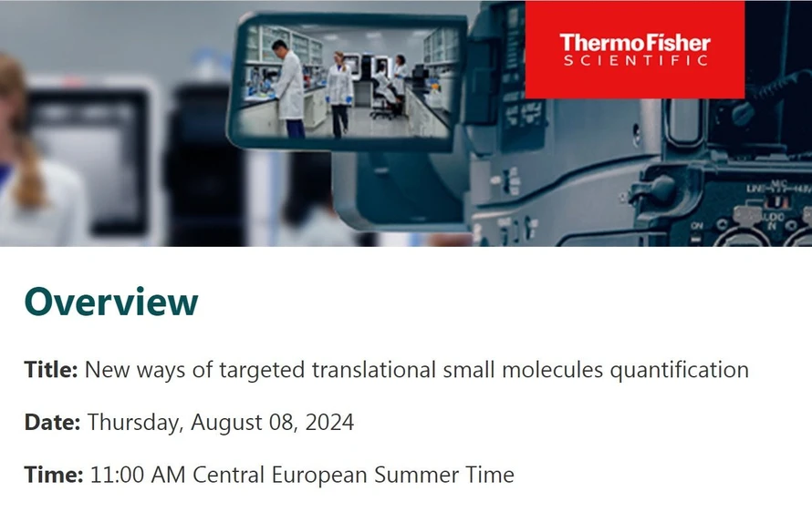 Thermo Fisher Scientific: New ways of targeted translational small molecules quantification