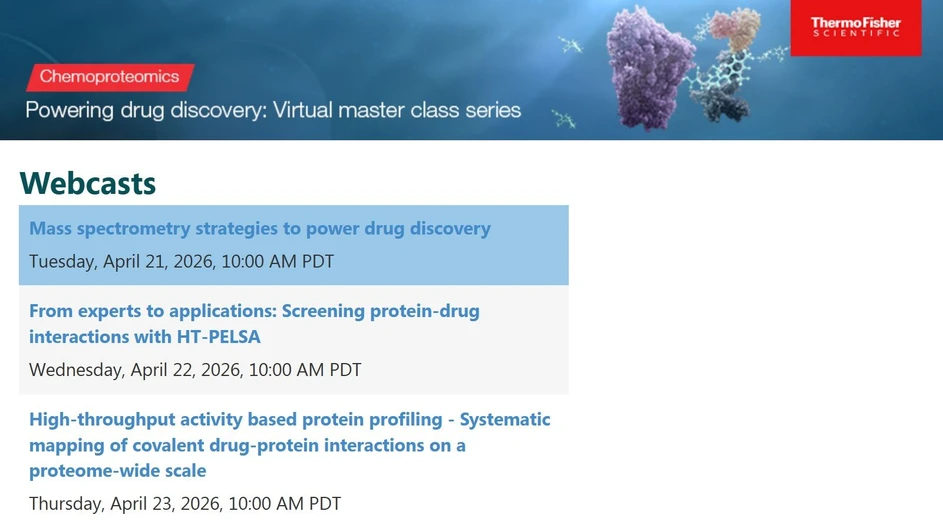 Thermo Fisher Scientific: Powering drug discovery: virtual master class