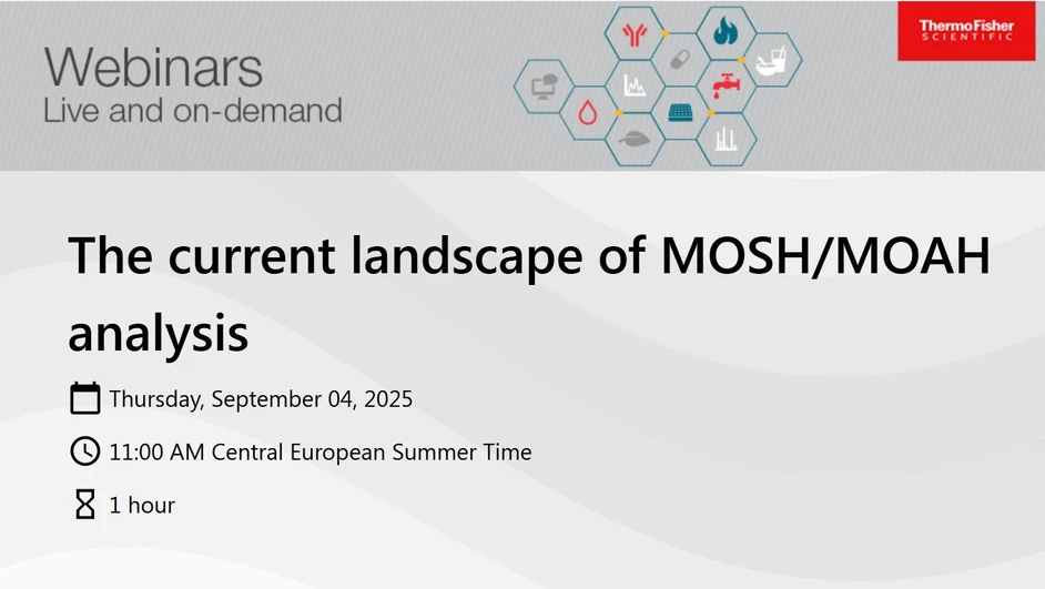 Thermo Fisher Scientific: The current landscape of MOSH/MOAH analysis