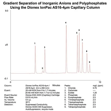Thermo Scientific Dionex IonPac AS16-4μm IC Columns
