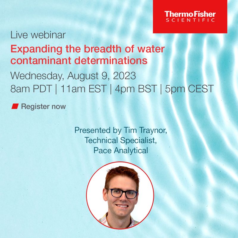 Thermo Scientific: Expanding the breadth of water contaminant determinations with ion chromatography and discrete analysis