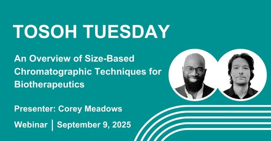 Tosoh Tuesday - An Overview of Size-Based Chromatographic Techniques for Biotherapeutics