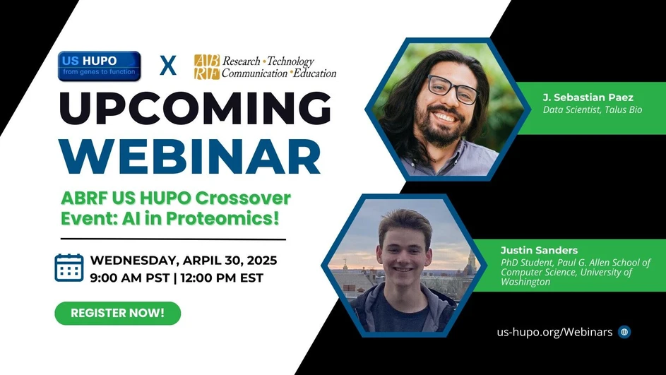 US HUPO: ABRF US HUPO Crossover Event: AI in Proteomics!