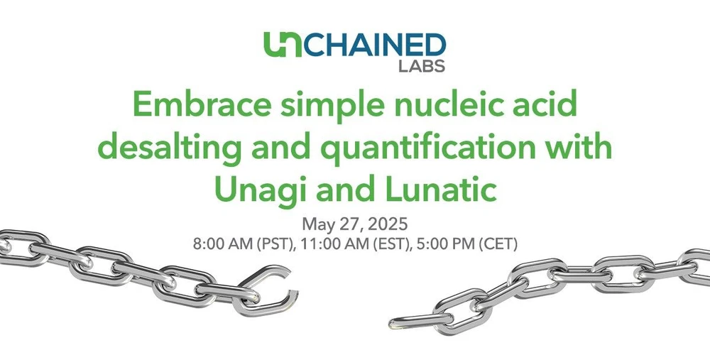 Unchained Labs: Embrace simple nucleic acid desalting and quantification with Unagi and Lunatic