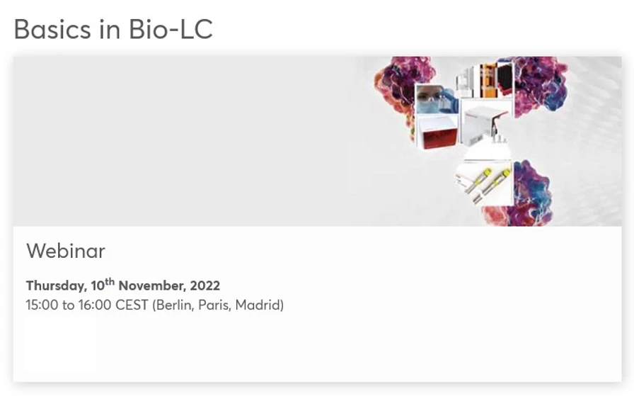 VWR: Basics in Bio-LC