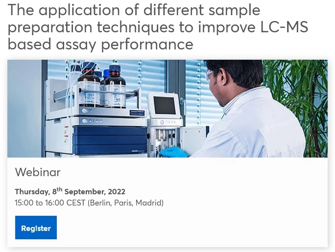 VWR: The application of different sample preparation techniques to improve LC-MS based assay performance