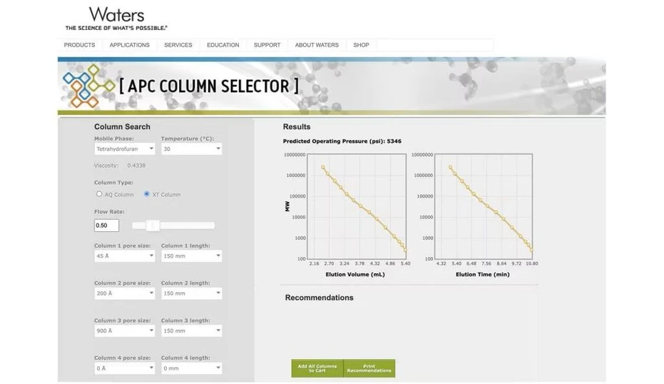Waters ACQUITY Advanced Polymer Chromatography (APC) System: Improve data and consistency with ACQUITY APC Calibration Standards.