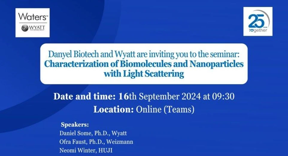 Waters Corporation: Characterization of biomolecules and nanoparticles with light scattering