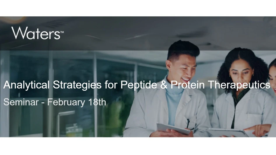 Analytical Strategies for Peptide & Protein Therapeutics