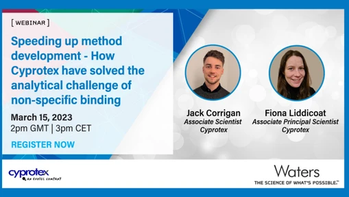 Speeding up method development - How Cyprotex have solved the analytical challenge of non-specific binding