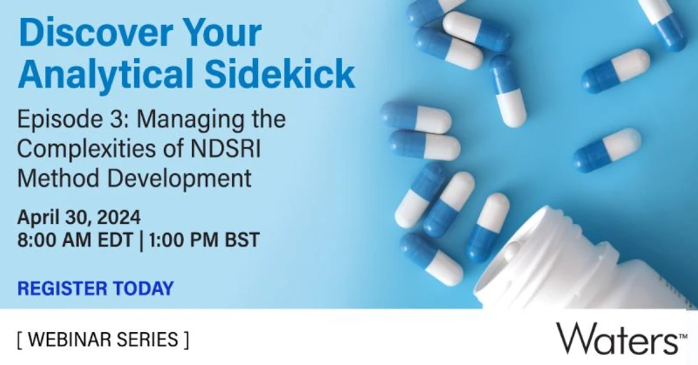 Waters Corporation: Managing the complexities of NDSRI method development: The N-nitroso propranolol case story
