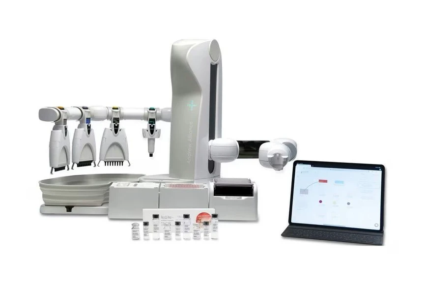 Waters: SARS-CoV-LC-MS Kit (RUO) automation protocol available for Andrew + Pipetting Robot. It provides a flexible automation platform easily adaptable to multiple workflows.