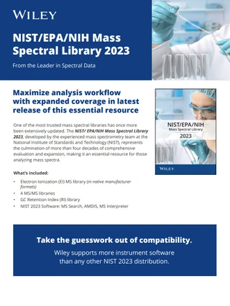 Wiley NIST/EPA/NIH Mass Spectral Library 2023