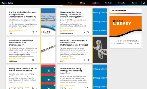 LC and LCMS webinars - Week 38