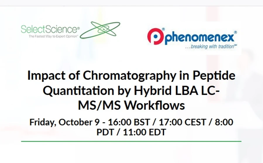 SelectScience: Impact of Chromatography in Peptide Quantitation by Hybrid LBA LC-MS/MS Workflows