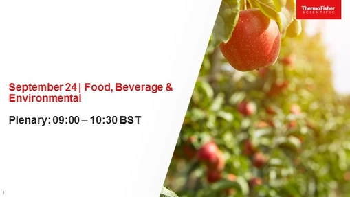 LC-MS User Meeting 2020 - Environmental & Food Safety - Plenary Session